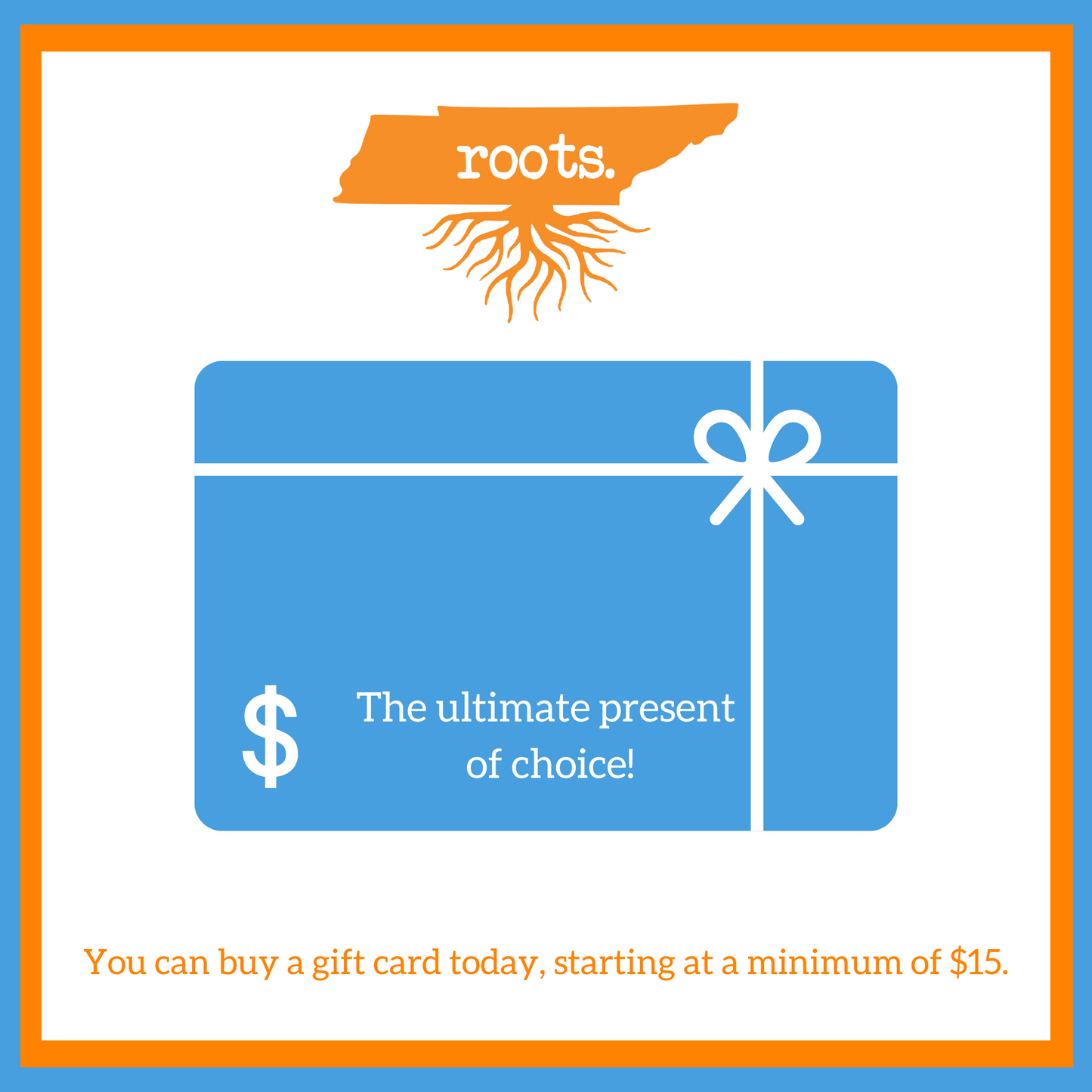 Tennessee Roots Designs Gift Card